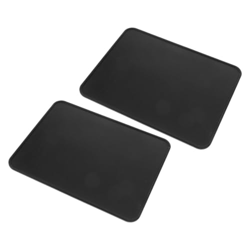 Garneck 2pcs Non- Silicone Coffee Tamper Mat Espresso Tamping Pad Grinding Kitchen Countertop Protector for Home and Coffee Shop Use