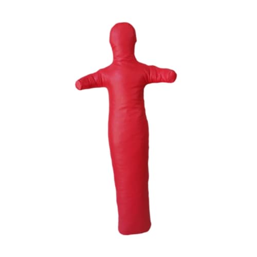 Unfilled Practice Dummy for Karate Sanda, 150cm (59 inch) Grappling Dummy Cover, PU Material, Versatile Boxing MMA Training Equipment