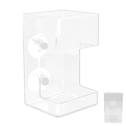Betta Fish Feeding Tube - Clear Aquarium Feeder, Shrimp Feeder with Suction Cup | Transparent Fish Feeding Dish, Transparent Fish Feeder, Manual Betta Feeder, Fish Tank Feeding Tool for Aquatic Pets