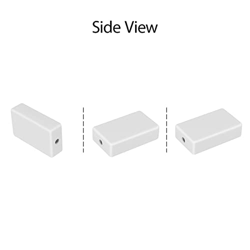 Project Box 5 Pieces ABS Plastic Electrical Project Case Small Junction Box for Electronics White 2.36 x 1.42 x 0.67 inch (60 x 36 x 17 mm) - color: 5 pieces, size: 2.36"x 1.42"x 0.67"