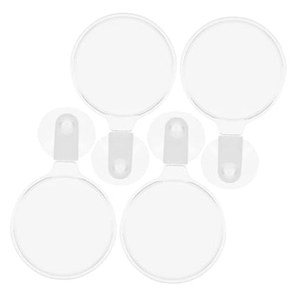 NOLITOY 4pcs Acrylic Glass with Cup for Fish Tank Betta Fish Plants and Spiders Viewing Tool Easy Installation and Sturdy Design