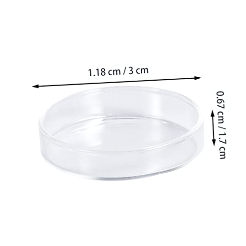 Toddmomy 1pc Glass Shrimp Feeder Bowl Crystal Glass Dish for Fish and Reptiles Decorative Aquarium Feeding Supply