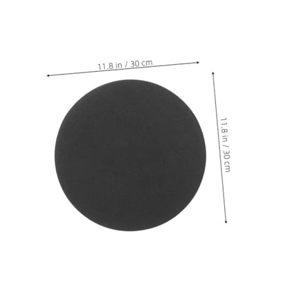 LIOOBO Round Fish Tank Mat Shock Absorption Pad for Micro Landscapes Non Slip Cushion for Aquariums Durable Base for Stability and Safety