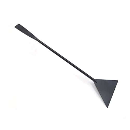 Garneck Short Flat Sand Shovel Stainless Steel Aquarium Rake Tank Sand Plant Shovel for Aquatic Cleaning