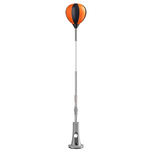 Punching Bag – Reactive Upright Boxing Target with Adjustable Suction Cup Base | Height Adjustable Training Equipment for Teen Adult Fitness Parent Child Exercise
