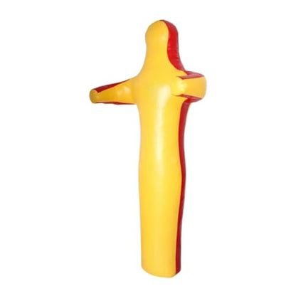 Grappling Dummy Wrestling Dummy Unfilled Jiu Punching Bag Throwing Judo Dummy Bag for Kickboxing Judo Karate - color: Yellow 140cm