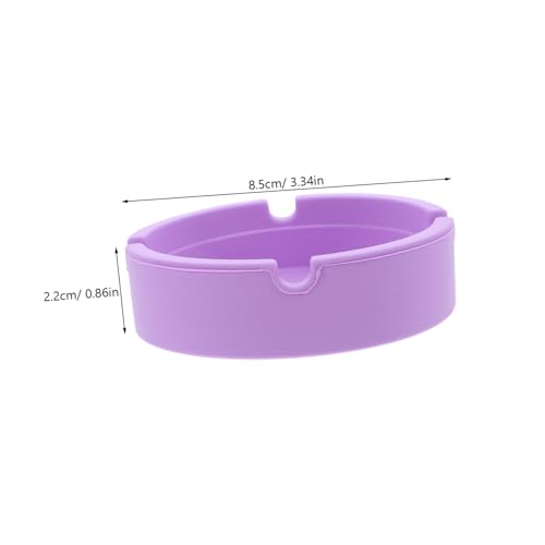Zerodeko Silicone Wine Bottle Coaster Non Slip Wine Pad for Beer Elegant Design for Home Bar Use Rounded Base Inner Multi Functional Bottle Holder - color: Violet