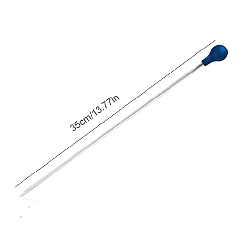 Coral Feeder SPS HPS Feeder,LucBuy Long Arcylic Reef Feeder 21.7Inch,Liquid Fertilizer Feeding Tube Feeder Tool Fish Excreta Cleaner for Aquarium Marine Fish,Coral,Anemones,Eels,Lionfish,Shrimp,Reef