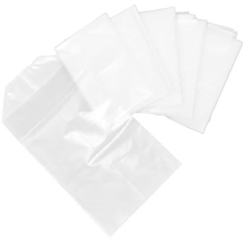 Hemobllo 50 Pcs Ornamental Fish Transport Bags with Reinforced Bottom and Carry Handle, Leakproof Plastic Live Fish Shipping Pouches for Aquarium and Shrimp Packaging (20x35x12 Cm)