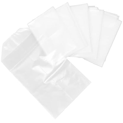 Hemobllo 50 Pcs Ornamental Fish Transport Bags with Reinforced Bottom and Carry Handle, Leakproof Plastic Live Fish Shipping Pouches for Aquarium and Shrimp Packaging (20x35x12 Cm)