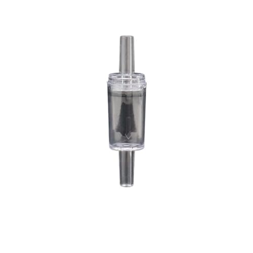 Plastic Check Valve, One-Way Valve for Soft Tubing, Backflow Preventer, Multiple Varieties(4mm Black)