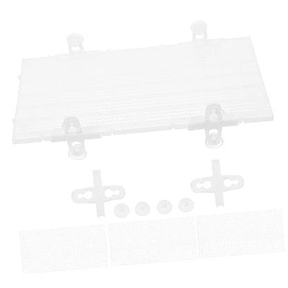 4pcs Aquarium Divider Cups Isolation Board for Fish Tank Cuttable to Fit for Breeding Juvenile Fish and Creating Separate Compartments