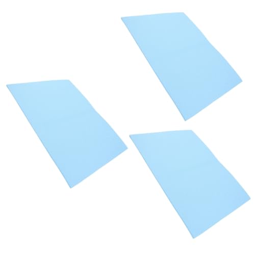 ABOOFAN 3pcs Aquarium Accessories Fish Tank Mat Black Nonslip Tank Bottom Pad Foam Pad