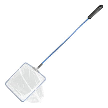 AQUANEAT Aquarium Fish Net, Small Fish Tank Cleaning Net, Food Wastes Skimmer for Small Ponds and Pools