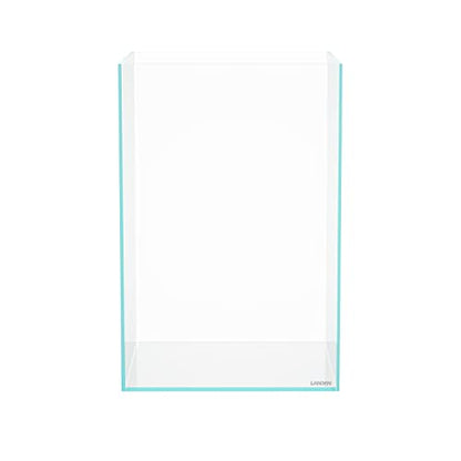 Tall Tank, Rimless Low Iron Tank 10GAL 11.8" L × 11.8" W × 17.7" H (30X30X45) cm Small Aquascape Fish Tank, Vertical Aquascape Tank, Black Leveling Mat Included