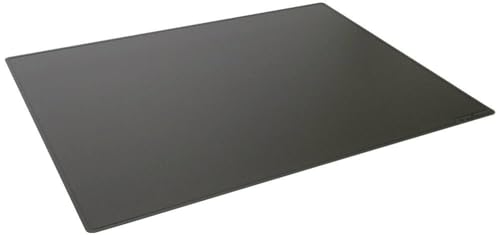 Durable Contoured Edge Black Desk Pad 26" x 19" - Non-Slip, Glare-Free Desk Mat Surface for an Organized and Protected Workstation, Desk Mat for Desktop, Large - color: Black
