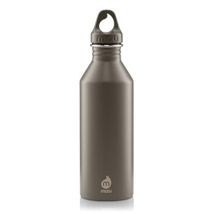 Mizu M8 25 oz Stainless Steel Water Bottle with Loop Cap (Granite) - color: Granite