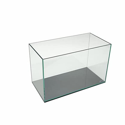 Lifegard Aquatics 10 Gallon Rimless Aquarium, Clear Glass, Ultra Clear Sealant Fish Tank, 5mm Thick with Dense Leveling Mat for Freshwater/Marine, Home or Office Decor (20.07"x9.84"x12.60") - size: 10 Gallons