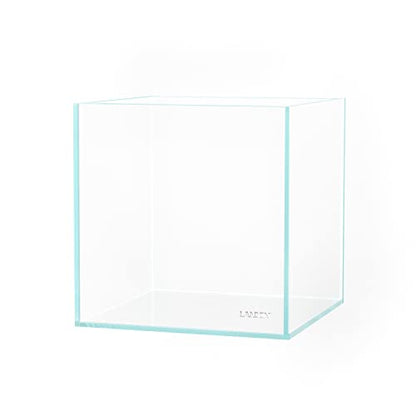 20C 2 Gallon Cube Rimless Low Iron Clear Aquarium Tank, All Glass Aquarium,Small Betta Fish Tank,W7.8×D7.8×H7.8 in(20x20x20cm) 5mm Thickness with Nano Foam Leveling Mat - size: 02Gal W7.8×D7.8×H7.8 in(20x20x20cm)