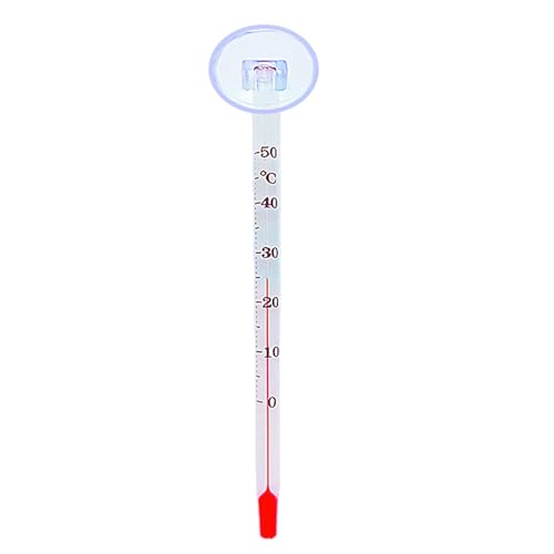 Liquid-in-Glass Aquarium Thermometer Measure Temp Meter Tools Floating Submersible Water Temperature Meter