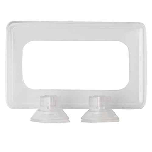 Fish Feeding Ring, Anti Floating Transparent Acrylic Aquarium Feeder, 6x10cm Fish Food Feeding Accessory, 4.33in Length 0.13lb Weight (Large Size 10 * 16cm) - size: Large size 10*16cm