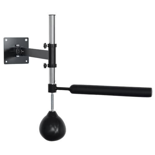 Soozier Speed Bag Boxing Punching Bag Lightweight Wall Mount 9" H x 7" Dia.