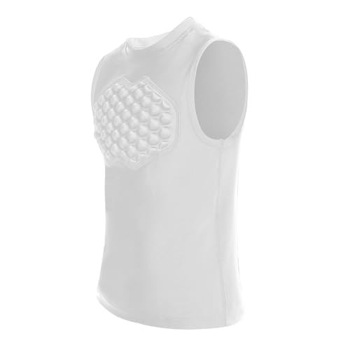 Topeter Baseball Chest Protector Shirt for Youth Kids, Heart Guard Sternum Protection Tank Tops for Goalies Catchers - size: X-Large, style: Athletic