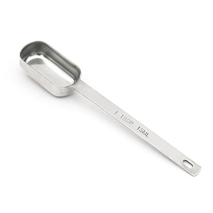 1PCS 1tbsp (3tsp, 15ml, 1/2oz) Single Measuring Spoon, Stainless Steel Long Handle Individual Teaspoons Only - size: 1tbsp|3tsp|15ml|1/16cup|1/2oz