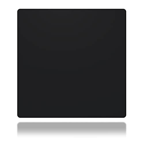 Gamer Boss - Gaming Mouse Pad - 18 x 16 Inches - 4mm Thick with Stitched Edges, Non-Slip Rubber Base, Premium Cloth Mousepad, Desk Mat for Laptop, Keyboard, Computer & PC (Medium, Black) - color: Black, size: 18" x 16"