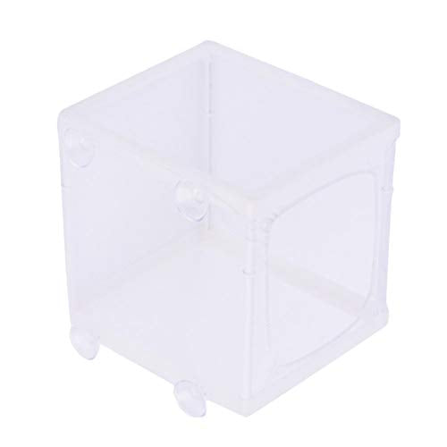 POPETPOP Fish Incubator Mesh Fish Ghost Shrimp Breeding Net Aquarium Drip Acclimation Kit Hatchamals Incubators Hatchinals Acclimation Net Brine Shrimp White Dripping