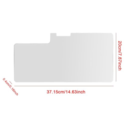 Aquarium Canopy Anti Jump Acrylic Tank Lid Aquariums Top Cover Clear Tank Cover, 37.15x20cm