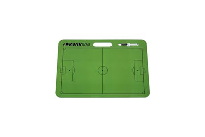 Kwik Goal Kwik Carry Soccer Dry Erase Board, 18" x 25",Green