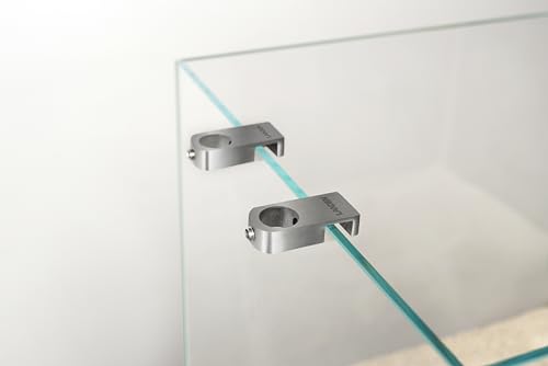 304 Stainless Steel Lily Pipes with Clamps for Rimless Glass Aquarium, Inflow and Outflow Set (Pipe Diameter 16mm) - size: ID/OD=14/16mm