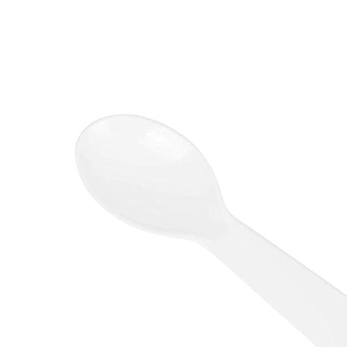 Karat U2450W 2.9" PS Disposable Tasting Spoon, White (Pack of 4000)