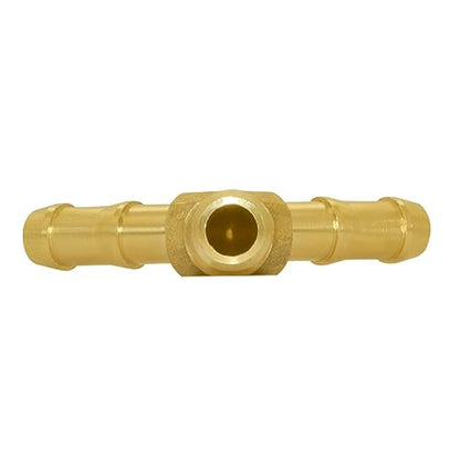Hose Barb Fitting 5/16" Barbed Fitting 3 Way Y Shaped Union Brass Fitting - size: 5/16" (Double Barb)