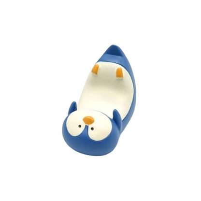 Smartphone Stand, Penguin, Aquarium Series, Tabletop, Stand, Smartphone Stand, Anti-Slip, Compact, Memo Holder, Resin Crafts, Valentine's Day, Christmas Present (Penguin)