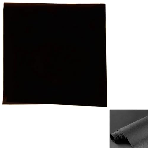 Peiiwdc Fish Tanks Background Adhesive Film for Aquarium Fish Tanks Decorations Elegant Black Sticker Poster Background