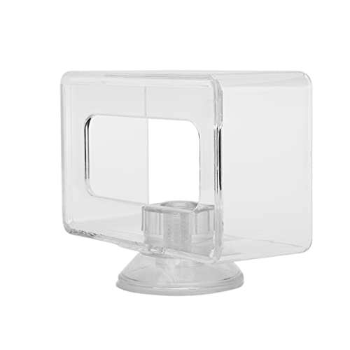 Fish Feeding Ring, Anti Floating Transparent Acrylic Aquarium Feeder, 6x10cm Fish Food Feeding Accessory, 4.33in Length 0.13lb Weight (Large Size 10 * 16cm) - size: Large size 10*16cm