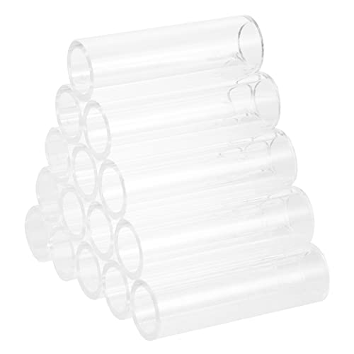Ipetboom Shrimp Shelter Transparent Fish Breeding Tube for Aquarium Decoration Fish Hiding Shelter Lightweight Safe for Aquarium Landscape