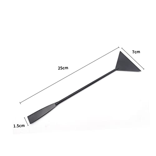 25cm Black Stainless Steel Aquarium Plant Shovel Sand Shovel Grass Waterweed Clipper for Fish Tank Maintenance and Cleaning Tools