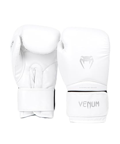 Venum Contender Boxing Gloves - color: White/Silver, size: 14-Ounce, style: Contender 1.5