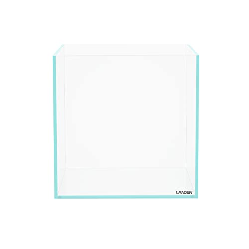 25C 3.7 Gallon Cube Rimless Low Iron Aquarium Tank, W9.84×D9.84×H9.84 in(25x25x25cm) 5mm Thickness with Nano Foam Leveling Mat Included - size: 3.7Gal W9.84×D9.84×H9.84 in(25x25x25cm)