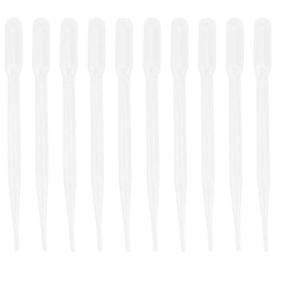 Toyvian 10pcs Marine Fish Feeders Coral Fertilizer Feeders Plastic Syringe Tubes 3ml Manual Feeding Tubes for Aquarium Shrimp and Coral Feeding