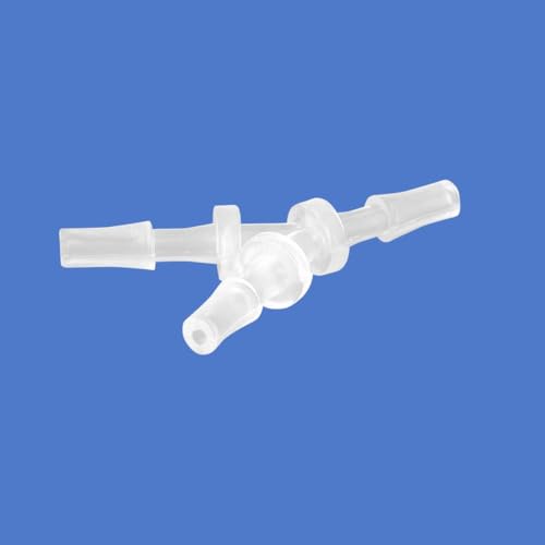 1/8" Hose Barb Fitting Equal Barbed Y Shaped 3 Way Plastic Joint Splicer Mender Adapter Union for Air Line Tubing Pipe (Pack of 4) - size: 1/8 Inch