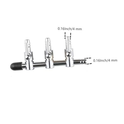 3-Way Aquarium Air Flow Control Lever Valve Distributor Splitter Pump Accessories 2Pcs