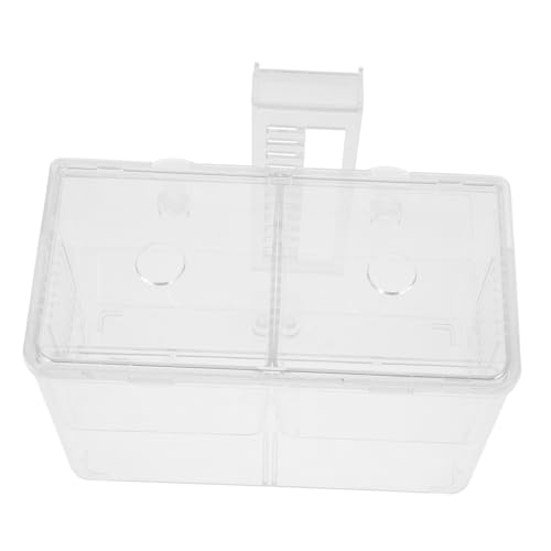 Levemolo Fish Breeding Box Incubator for Shrimp and Fry Aquarium Divider Wear-Resistant Material Lightweight Nursery for Safe Separation Fish Tanks