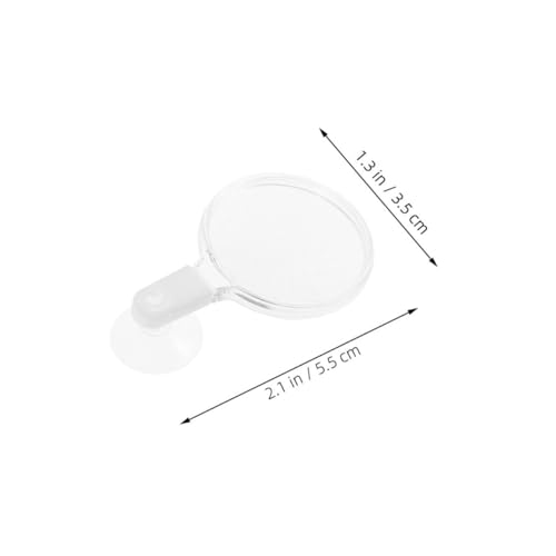 Generic Aquarium Glass with Cup Clear Acrylic Viewer for Small Animals Plants and Landscapes Portable and Easy to Operate Observation Tool for Home and Aquarium