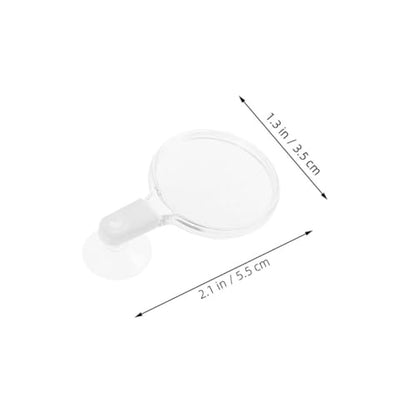 Generic Aquarium Glass with Cup Clear Acrylic Viewer for Small Animals Plants and Landscapes Portable and Easy to Operate Observation Tool for Home and Aquarium