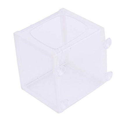 POPETPOP Fish Incubator Mesh Fish Ghost Shrimp Breeding Net Aquarium Drip Acclimation Kit Hatchamals Incubators Hatchinals Acclimation Net Brine Shrimp White Dripping