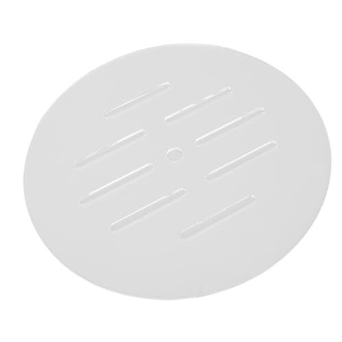 Round Aquarium Cover Lid, 7.5 Inch Clear Acrylic Fish Tank Lid, Anti Jump Cover for Turtle Reptile Shrimp Tank, Tank Top Protector with Handle